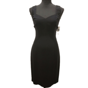 Donna Rico Embroidery Sequins Strap Dress